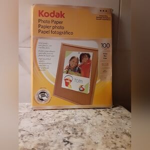 Kodak photo paper for printers 8.5 × 11 inches